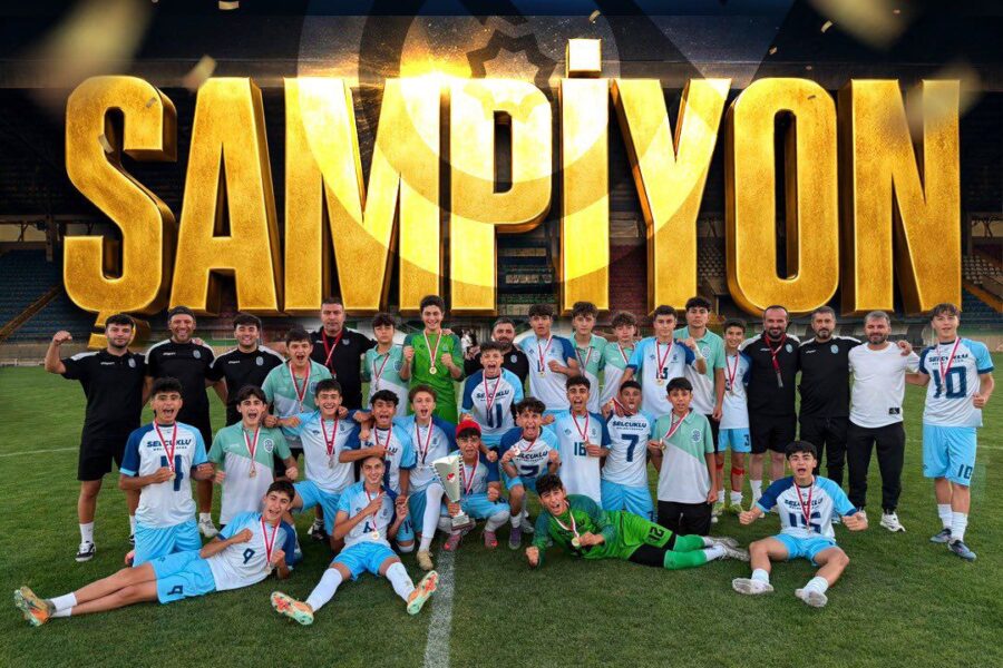 Selçuklu Belediyespor TFF U15 Şampiyonu oldu