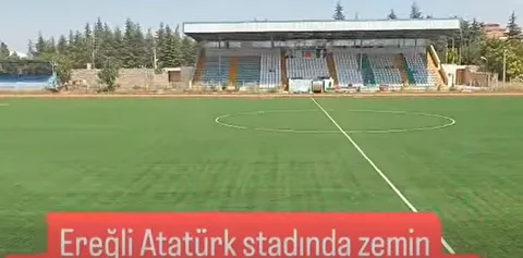 Ereğli Atatürk Stadı’nda Yeni Dönem