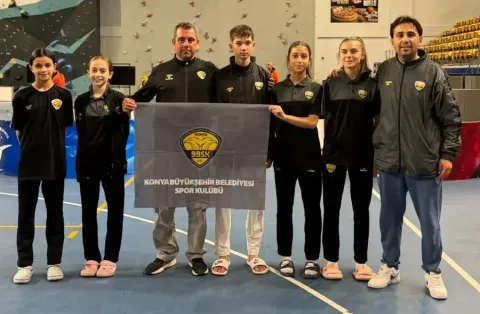 Konya Büyükşehir Belediyesporlu 5 tekvandocu Avrupa'da