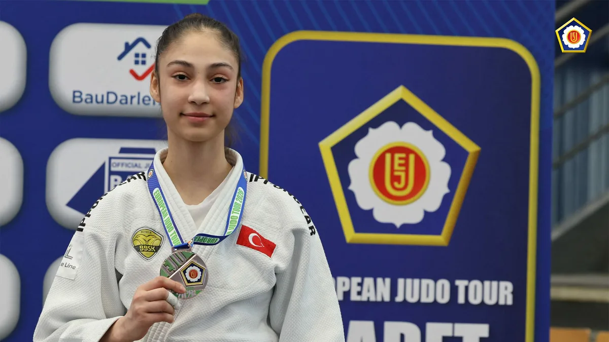 Havva Sena, Berlin’de Avrupa Judo Kupası'nda bronz madalya kazandı